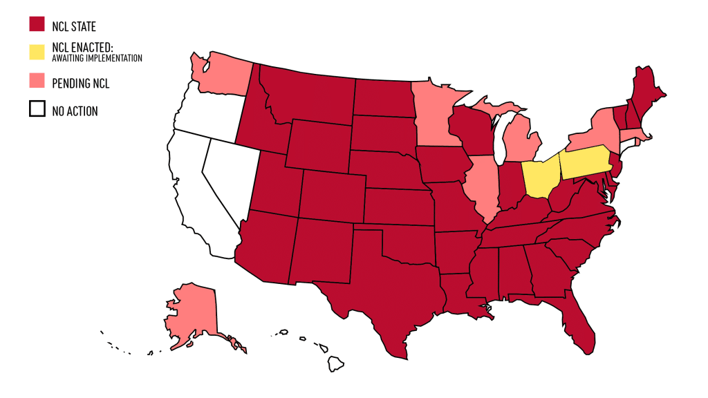 NCL States Map
