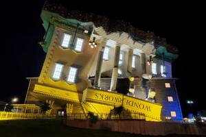 Wonderworks upside-down house