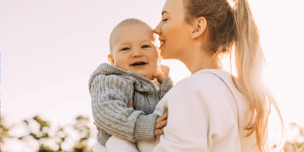 Mom with baby