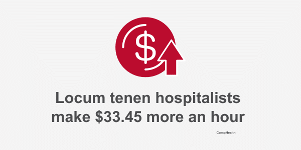 locum tenen make more an hour