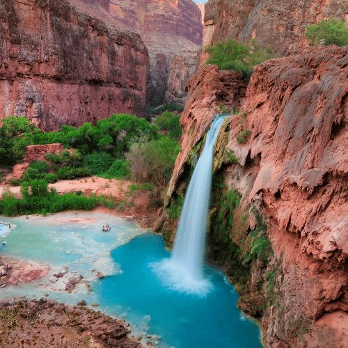 Places to visit in Arizona - Havasu Falls